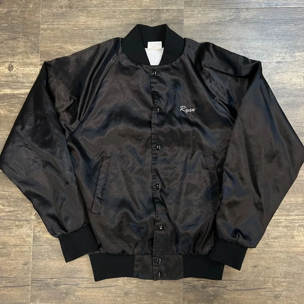 Vintage Manatee Magic RYAN Bomber Jacket Auburn Sportswear Men‎ Small USA MADE